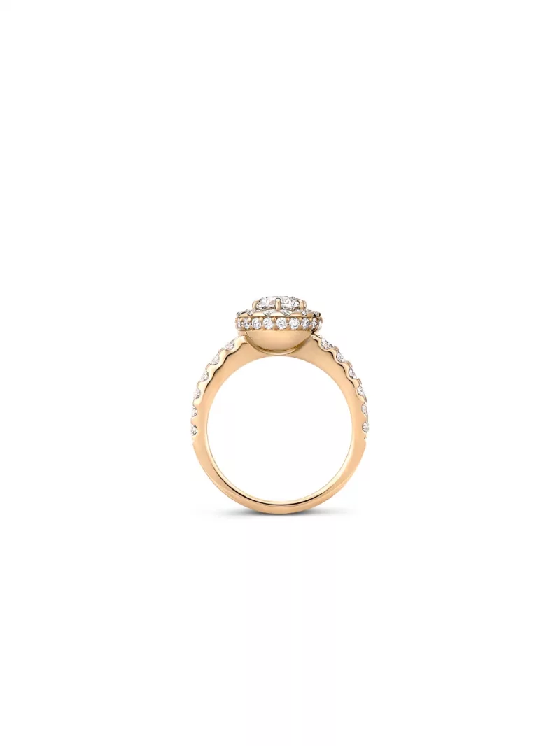 18k rose gold, 59 brilliant-cut diamonds 2.32 ct, handmade in the Wempe Atelier