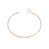 18k rose gold, 1 freshwater cultured pearl, 1 brilliant