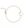 18k rose gold, 14 diamonds 0.09 ct, 19 cm length, handmade in the Wempe Atelier