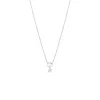 18k white gold, 1 brilliant 0.07 ct, 42 cm length, handmade in the Wempe Atelier