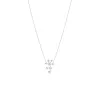 18k white gold, 8 diamonds 0.57 ct