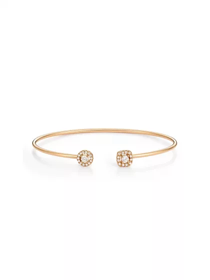 18k rose gold, 28 diamonds 0.31 ct