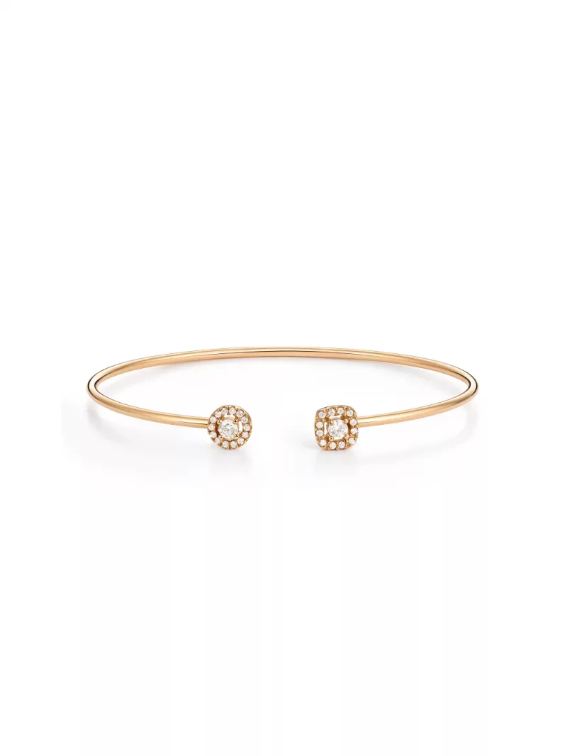 18k rose gold, 28 diamonds 0.31 ct