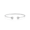 18k white gold, 34 diamonds 0.18 ct