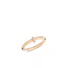 18k rose gold, 9 brilliant-cut diamonds 0.13 ct