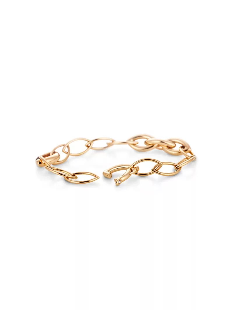 18k yellow gold, 1 brilliant 0.02 ct, handmade in the Wempe Atelier