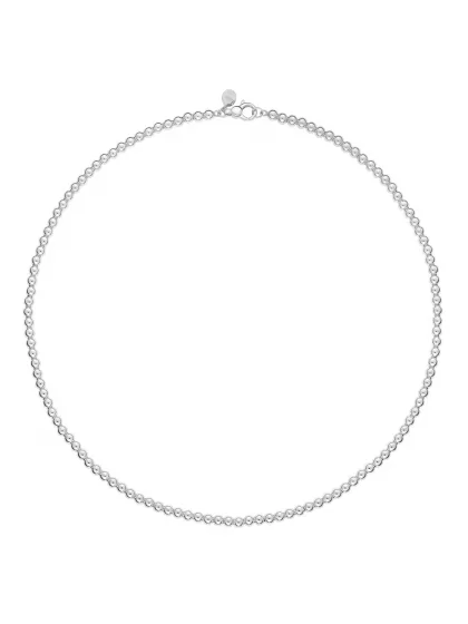 18k white gold, 45 cm length