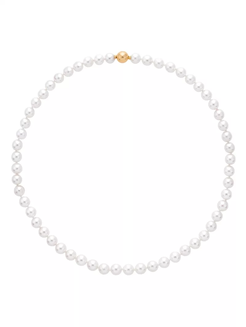 18k yellow gold, Akoya cultured pearls