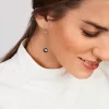 18k white gold, 2 Tahitian cultured pearls, 6 diamonds
