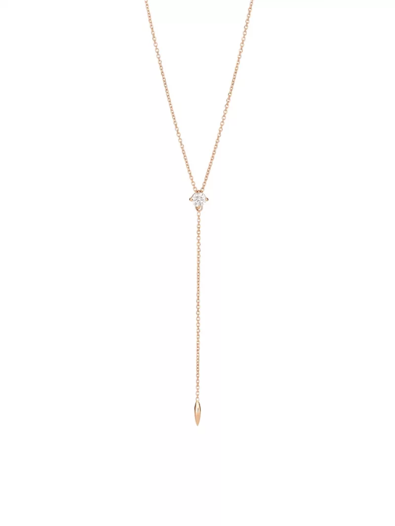 18k rose gold, 1 brilliant 0.13 ct, 42 cm length, handmade in the Wempe Atelier