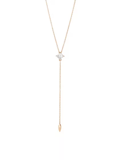 18k rose gold, 1 diamond 0.30 ct, 42 cm length, handmade in the Wempe Atelier