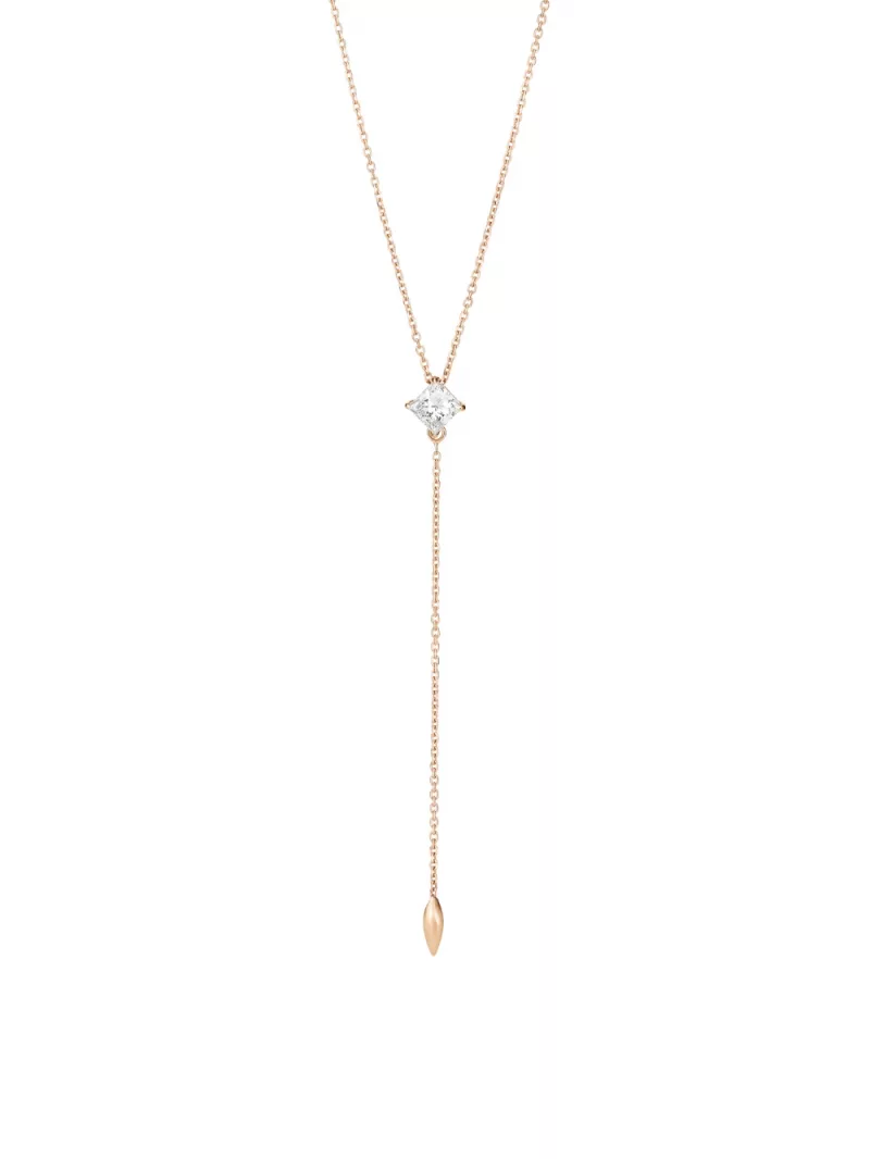 18k rose gold, 1 diamond 0.30 ct, 42 cm length, handmade in the Wempe Atelier