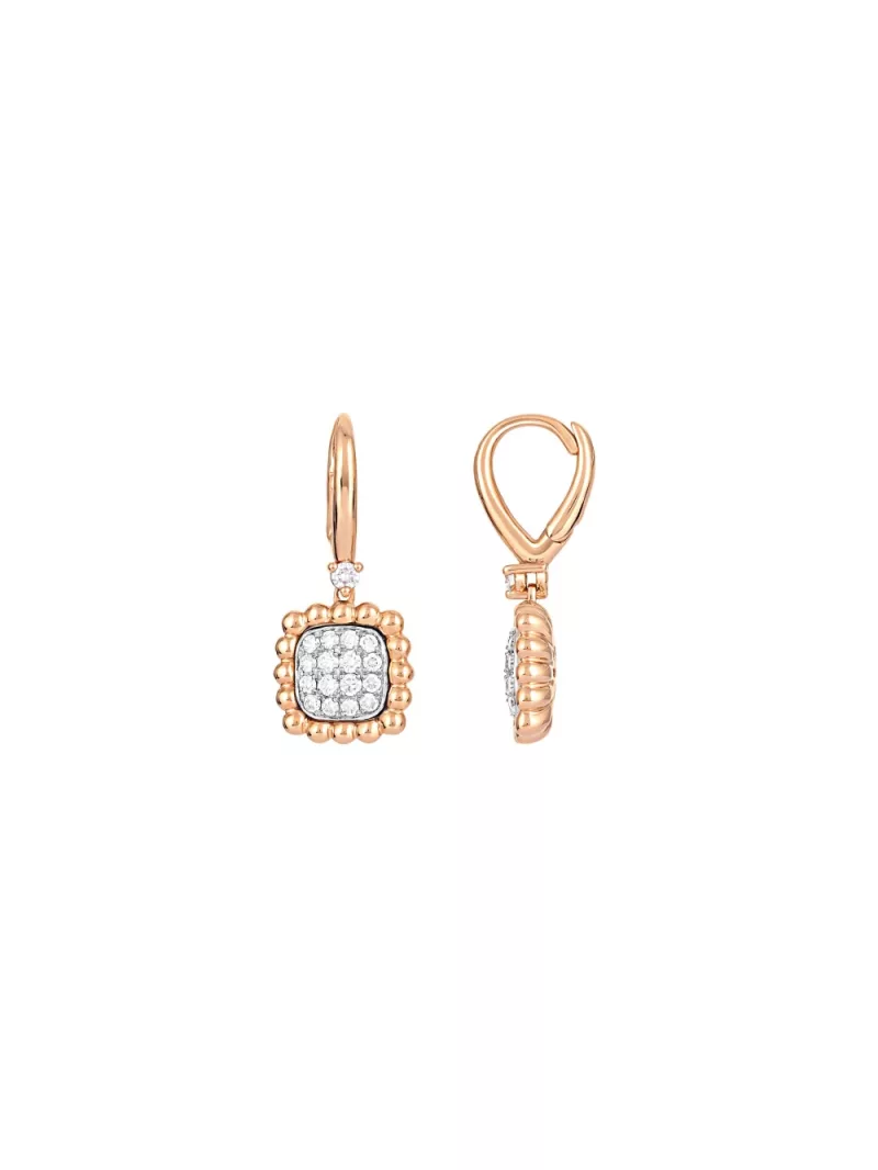 18k rose gold, 34 diamonds 0.48 ct