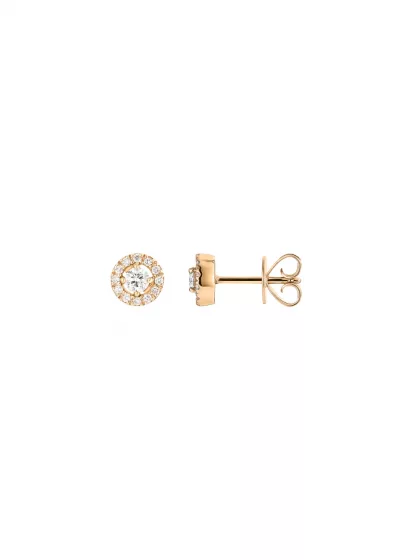 18k rose gold, 26 diamonds 0.33 ct