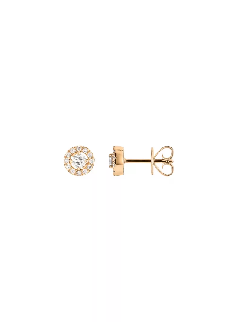 18k rose gold, 26 diamonds 0.33 ct