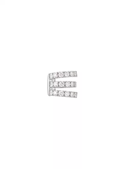 18k white gold, 18 diamonds 1.00 ct