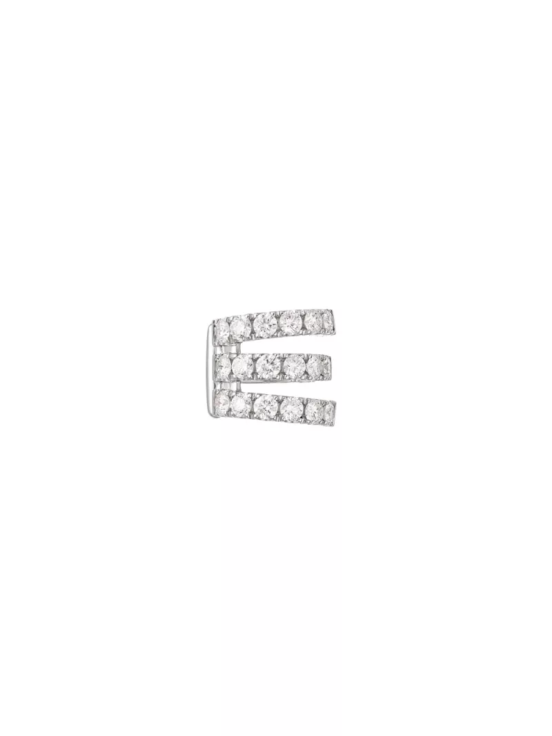 18k white gold, 18 diamonds 1.00 ct