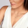 18k rose/white gold, 1 brilliant 0.01 ct, 42 cm length, handmade in the Wempe Atelier