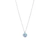 18k white gold, 1 topaz 4.00 ct, handmade in the Wempe Atelier