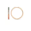 18k red gold, 46 topaz 4.60 ct, 25 mm diameter