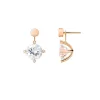 18k rose gold, 8 diamonds, 2 topazes, handmade in the Wempe Atelier