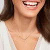 18k white gold, 12 diamonds 0.08 ct, 42 cm length