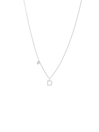 18k white gold, 15 diamonds 0.12 ct, 42 cm length