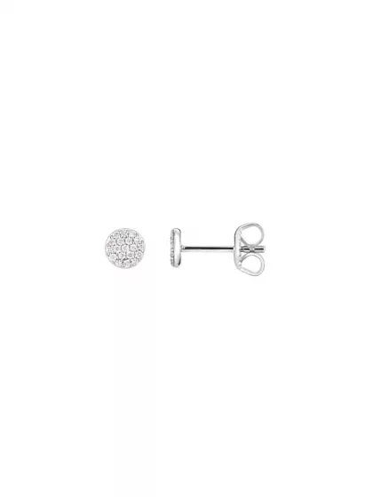 18k white gold, 38 diamonds 0.13 ct