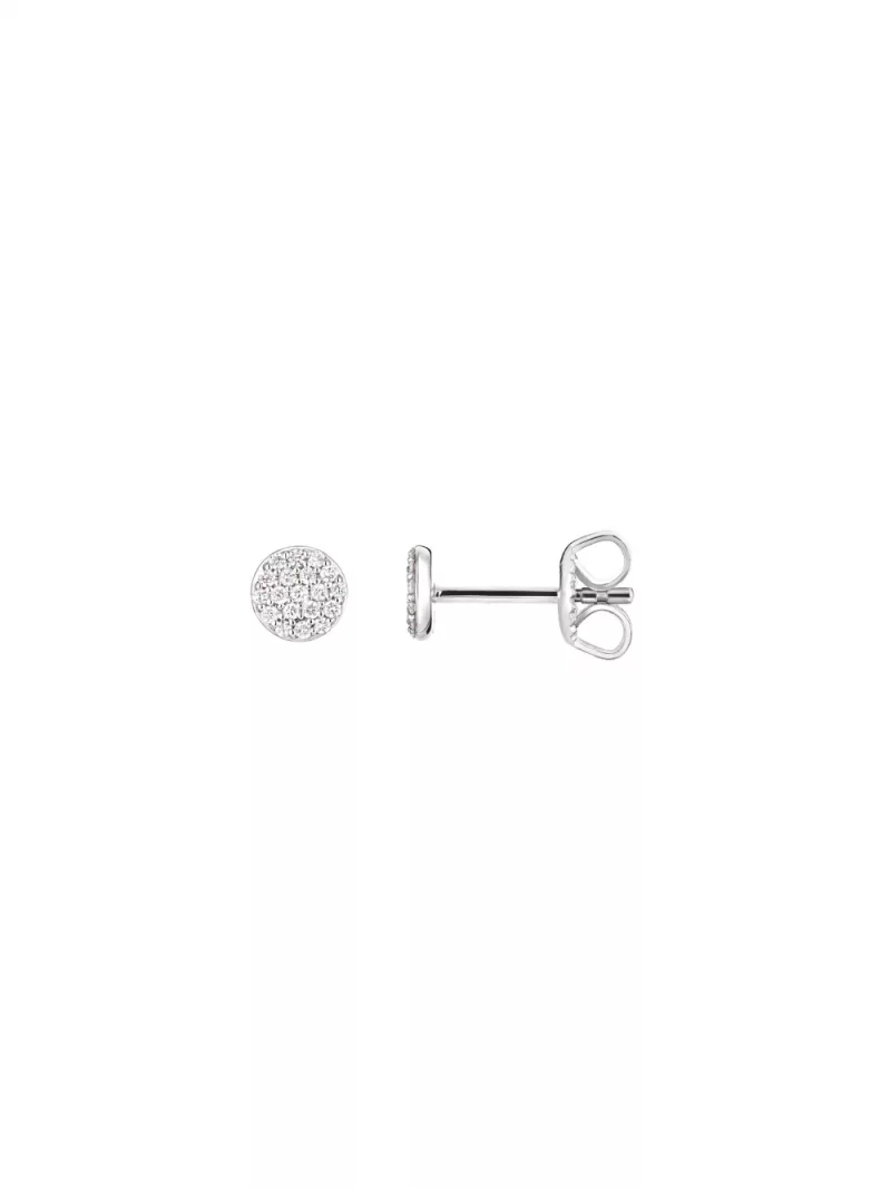 18k white gold, 38 diamonds 0.13 ct