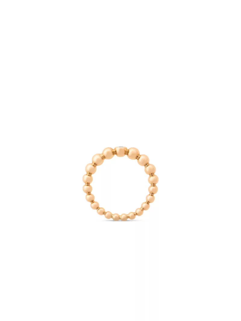 18k rose gold, 1 brilliant 0.10 ct, handmade in the Wempe Atelier