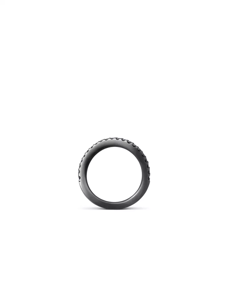 18k white gold black rhodium-plated, 21 diamonds 0.45 ct, handmade in the Wempe Atelier