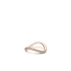 18k red gold, 21 diamonds 0.42 ct, 2 mm width, handmade in the Wempe Atelier