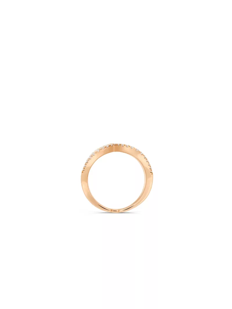 18k rose gold, 66 diamonds 0.48 ct