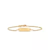 18k yellow gold, 14 cm length