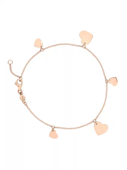 18k rose gold, 19 cm length