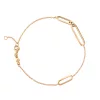 18k rose gold, 19 cm length