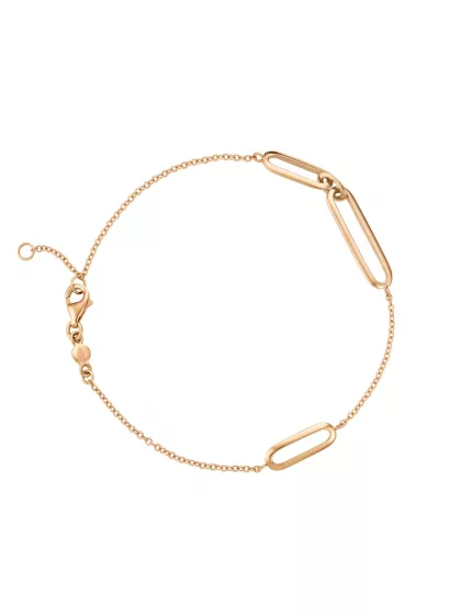 18k rose gold, 19 cm length