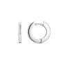 18k white gold, 13 mm diameter