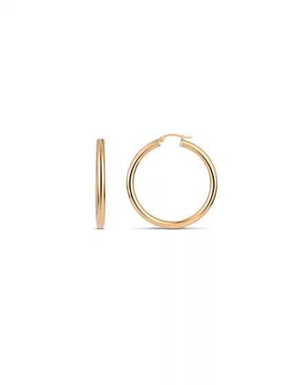 18k yellow gold, 35 mm diameter