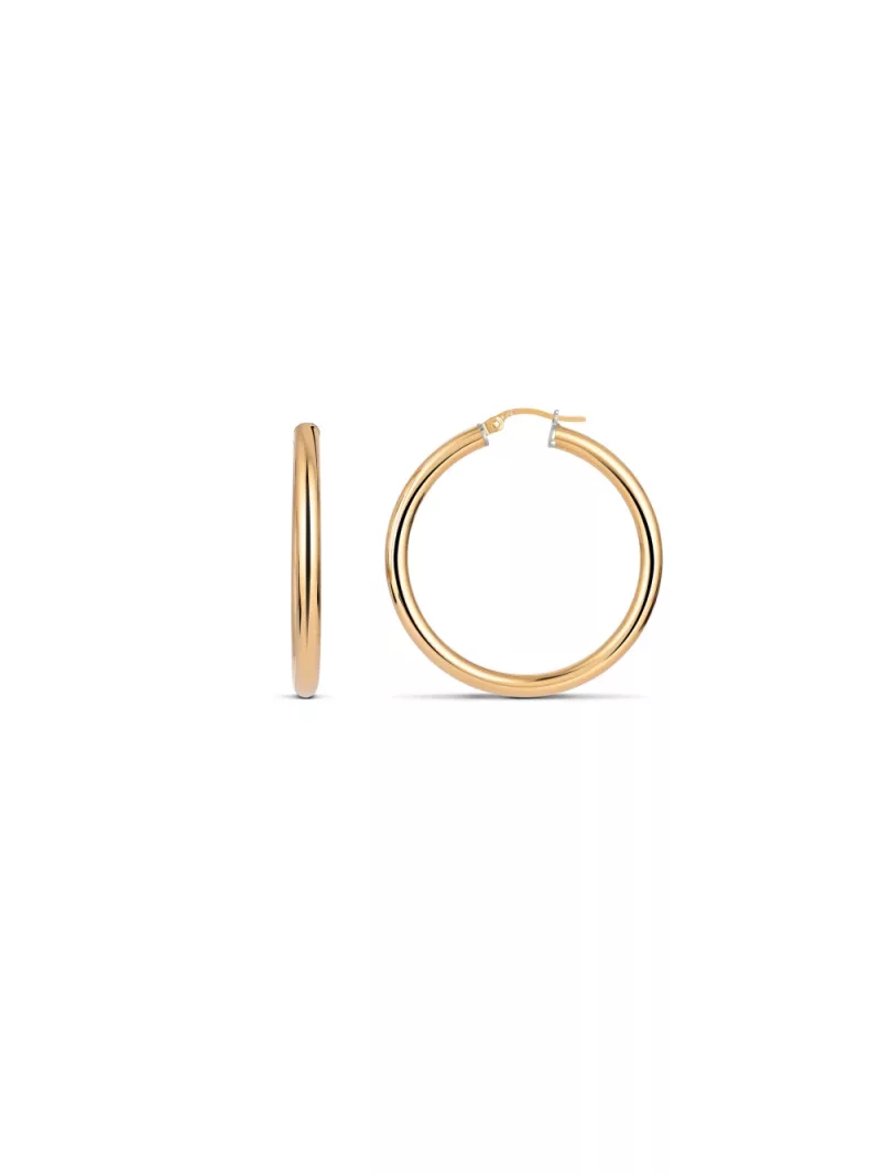 18k yellow gold, 35 mm diameter