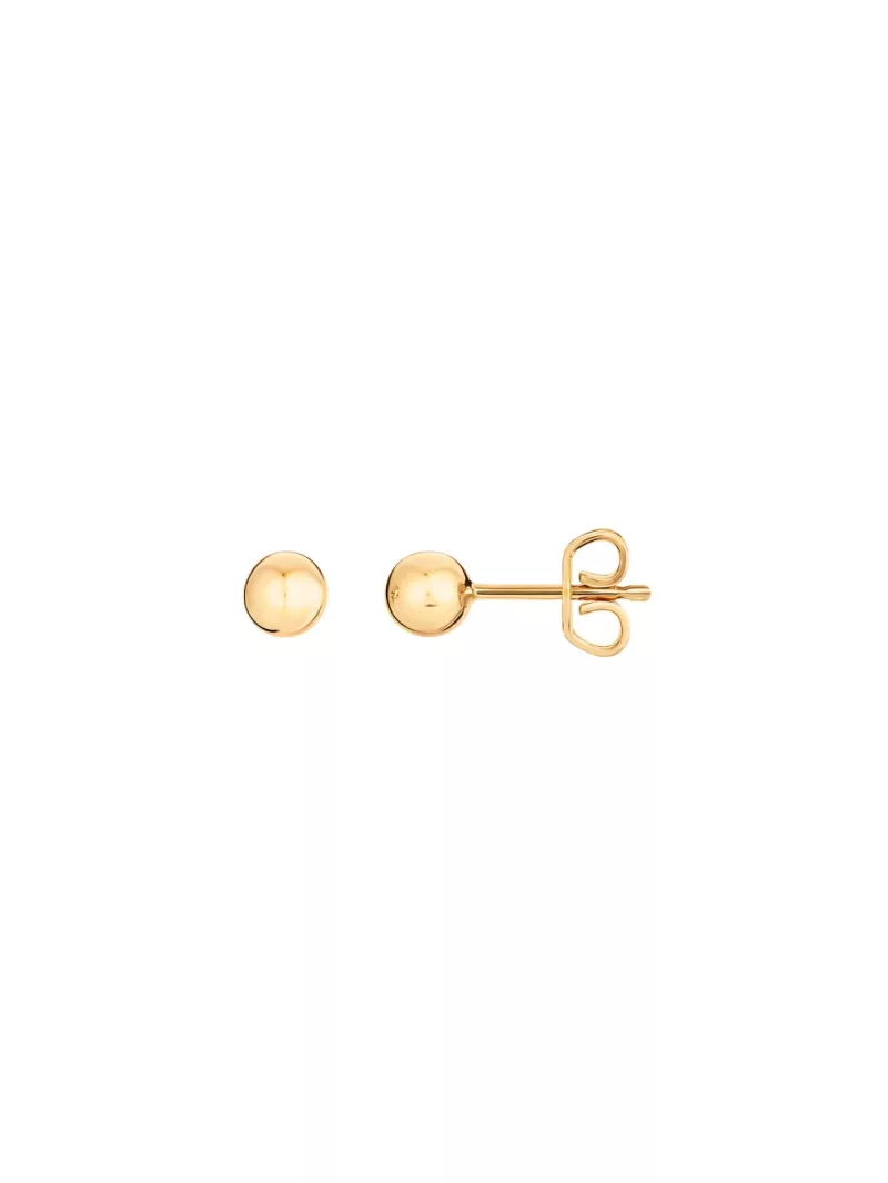 18k yellow gold, 5 mm diameter