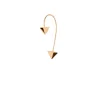18k rose gold, 3.3 cm length