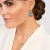 18k rose gold, 2 moonstones, 3.7 cm length