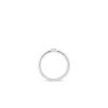 18k white gold, 1 brilliant 0.15 ct