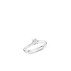 18k white gold, 1 brilliant 0.33 ct