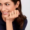 18k white gold, 1 brilliant 0.33 ct