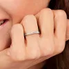 18k white gold, 1 brilliant 0.33 ct
