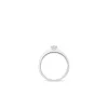 18k white gold, 1 brilliant 0.17 ct