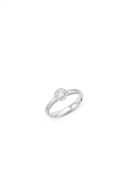 18k white gold, 12 diamonds 0.36 ct, handmade in the Wempe Atelier