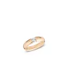 18k rose gold, 1 brilliant 0.33 ct